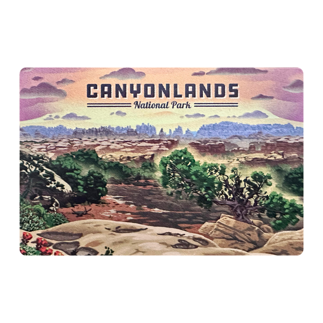 Canyonlands Needles Metal Magnet