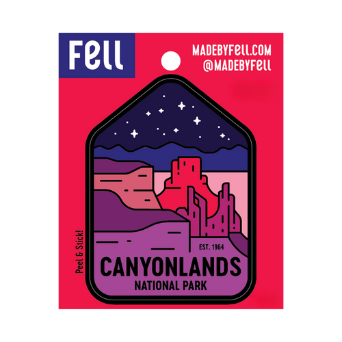 Canyonlands Glow in the Dark Mesa Arch View Sticker