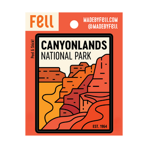 Canyonlands Shafer Trail Overlook Sticker