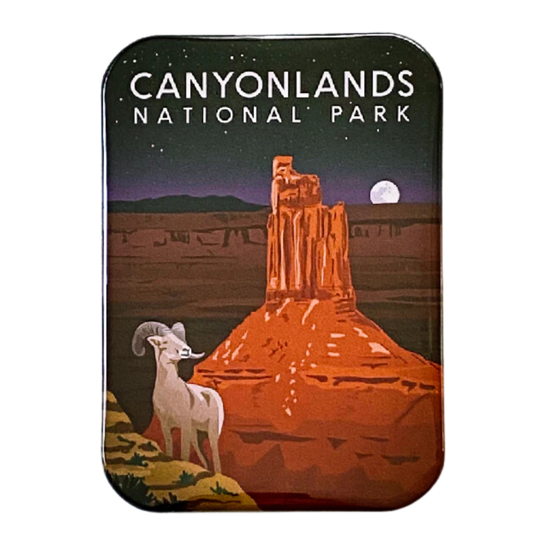 Canyonlands Candlestick Tower Night Sky Magnet