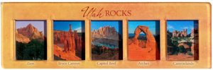 Utah Rocks 3D Panoramic Magnet