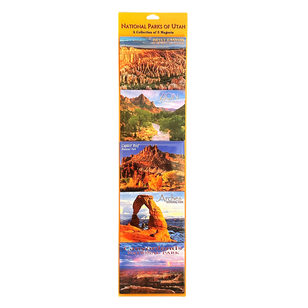 National Parks of Utah Magnet Set