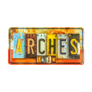 Arches License Plate Magnet