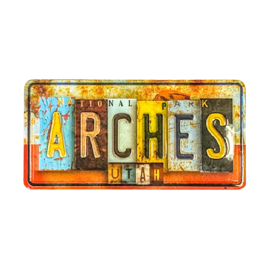 Arches License Plate Magnet