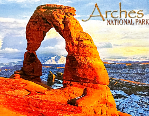 Arches Delicate Arch Winter Magnet