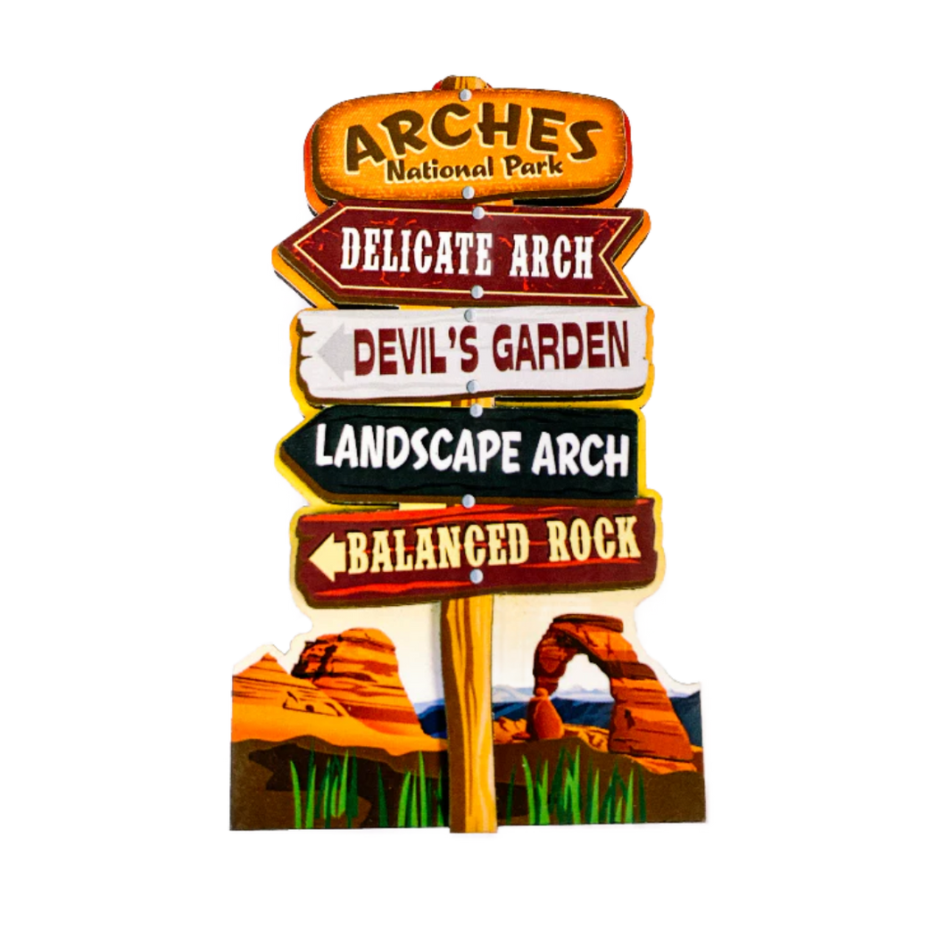 Arches Directions Magnet