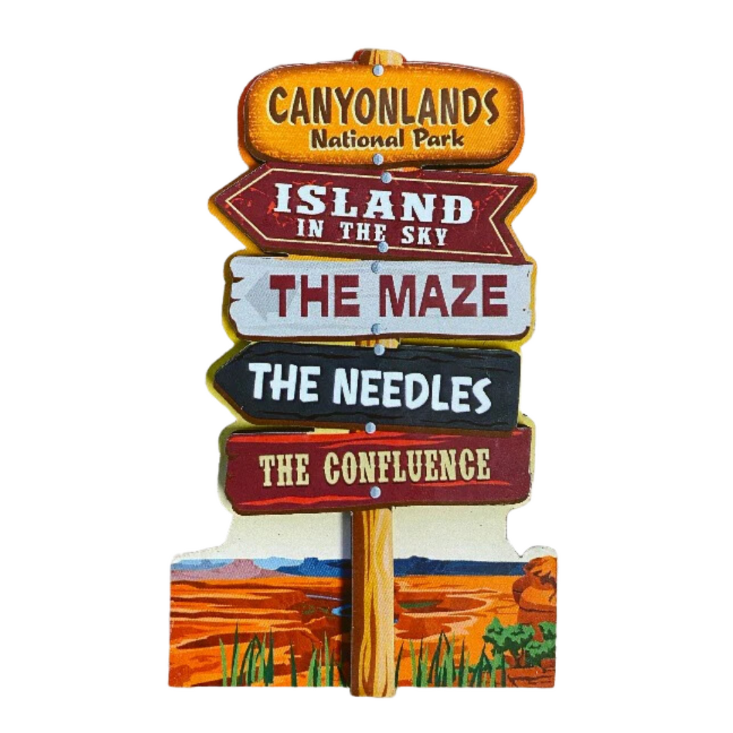 Canyonlands Directions Magnet