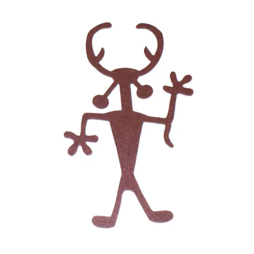 Moab Man Metal Rock Art Magnet