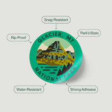 Load image into Gallery viewer, Nalgene National Park Water Bottle with 63 Park Stickers