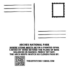 Load image into Gallery viewer, Delicate Arch Postcard