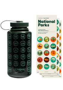 Nalgene National Park Water Bottle With 63 Park Stickers