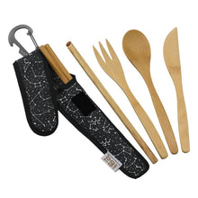 Load image into Gallery viewer, TO-GO WARE Constellation Bamboo Premium Utensil Set