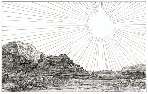Desert Sunrise - 5X7 Print