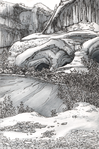 Kane Creek Faces - 5X7 Print