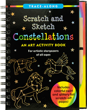 Load image into Gallery viewer, Scratch &amp; Sketch Constellation Art Activity Book