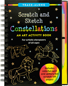 Scratch & Sketch Constellation Art Activity Book