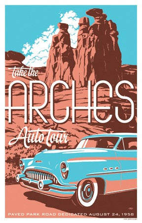 Arches Auto Tour Poster