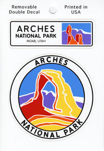 Arches Double Sticker