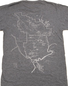 Arches Map Long Sleeve T