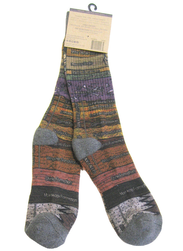Arches and Canyonlands Rock Layers  Socks