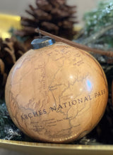 Load image into Gallery viewer, Arches Map Globe Ornament