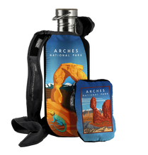 Load image into Gallery viewer, Arches Balanced Rock/Delicate Arch Bottle Sling