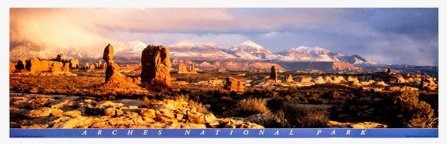 Nature Rocks Poster Arches Balanced Rock Panoramic Poster – Canyonlands Natural History ...