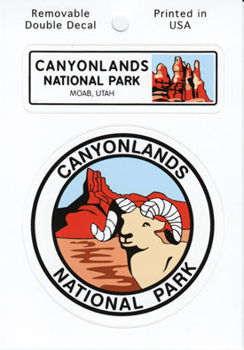 Canyonlands Double Sticker