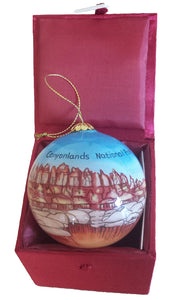 Canyonlands Hand-Painted Glass Ornament