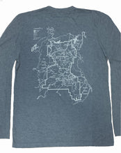 Load image into Gallery viewer, Canyonlands Map Long Sleeve Tee