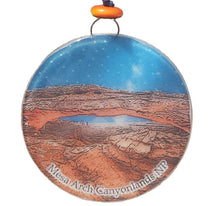 Load image into Gallery viewer, Canyonlands Mesa Arch Glass Ornament/Suncatcher