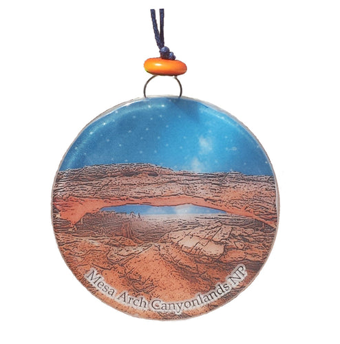 Canyonlands Mesa Arch Glass Ornament/Suncatcher
