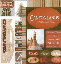 Canyonlands National Park Scrapbook Kit