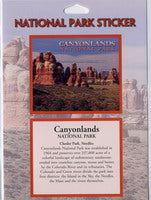 Canyonlands National Park sticker, The Needles