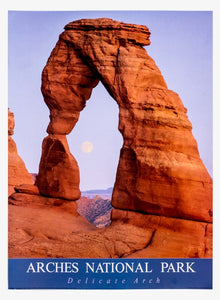 Delicate Arch Moonrise Poster