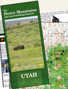 Henry Mountains Map & Guide