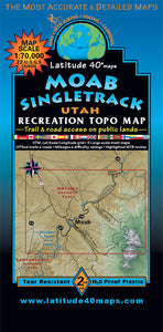 Moab Singletrack Trails Map