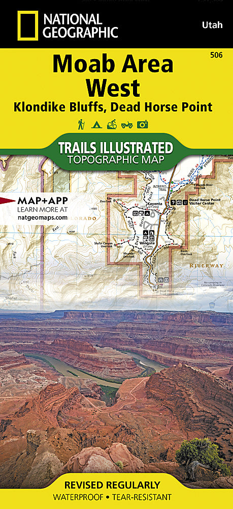 Moab Area West Map