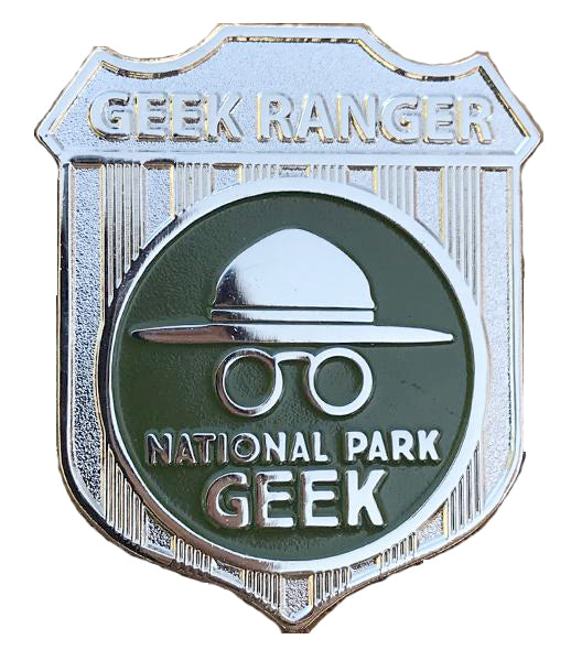 National Park Geek Badge Pin