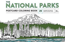 Load image into Gallery viewer, National Parks Postcard Coloring Book