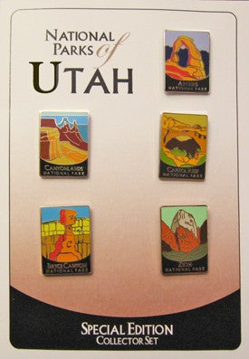 National Parks of Utah Pin Set