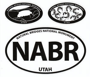 Natural Bridges National Monument Triple Sticker