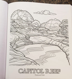 Parks of the Southwest Adult Coloring Book