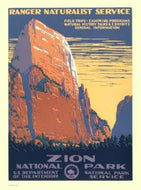 Zion National Park WPA Poster