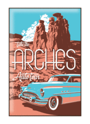 Arches Scenic Highways Magnet