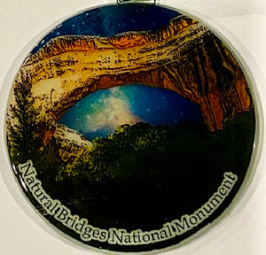 Natural Bridges National Monument Night Sky Ornament/ Sun Catcher