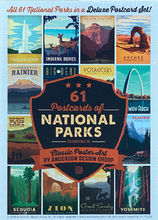 Load image into Gallery viewer, 63 Postcards of National Parks