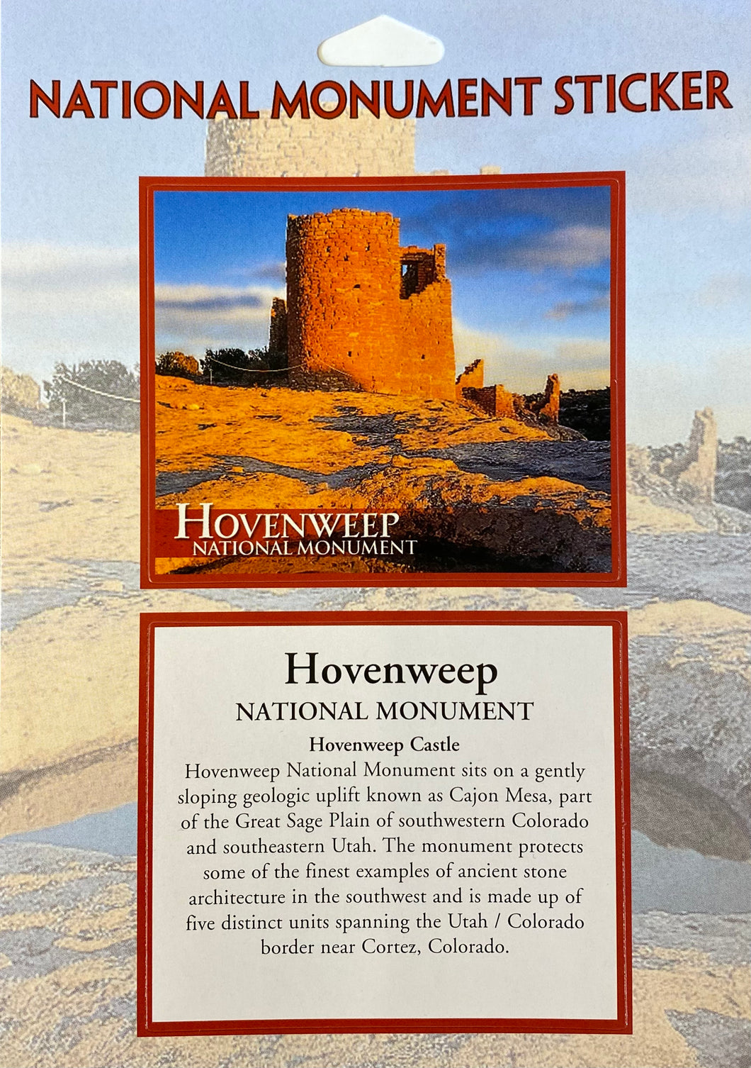 Hovenweep National Monument Sticker