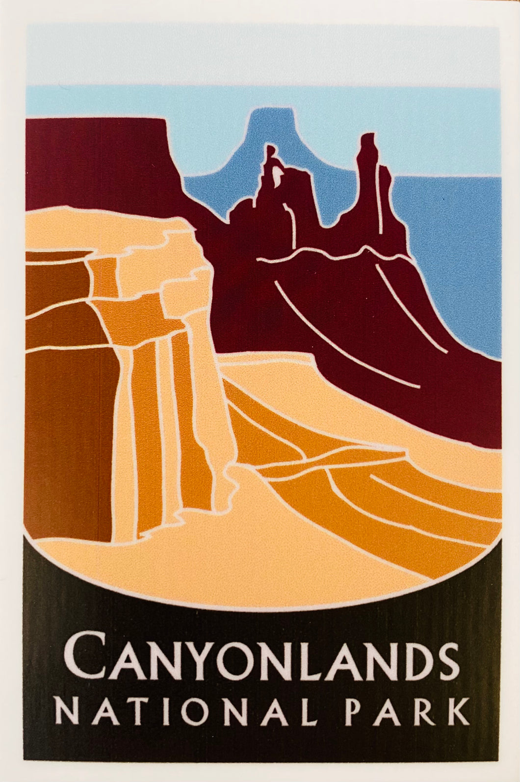 Canyonlands Traveler Sticker