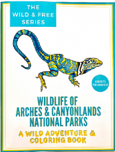 Load image into Gallery viewer, Wildlife Coloring Book Arches &amp; Canyonlands